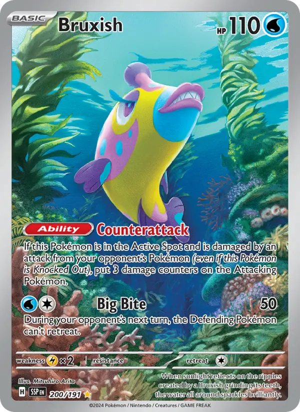 Bruxish 200 Surging Sparks Pokesingles