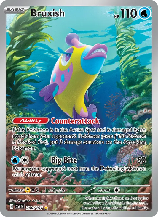 Bruxish 200 Surging Sparks Pokesingles
