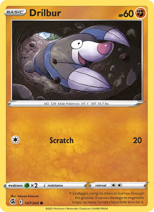 Drilbur 147 Fusion Strike Pokesingles