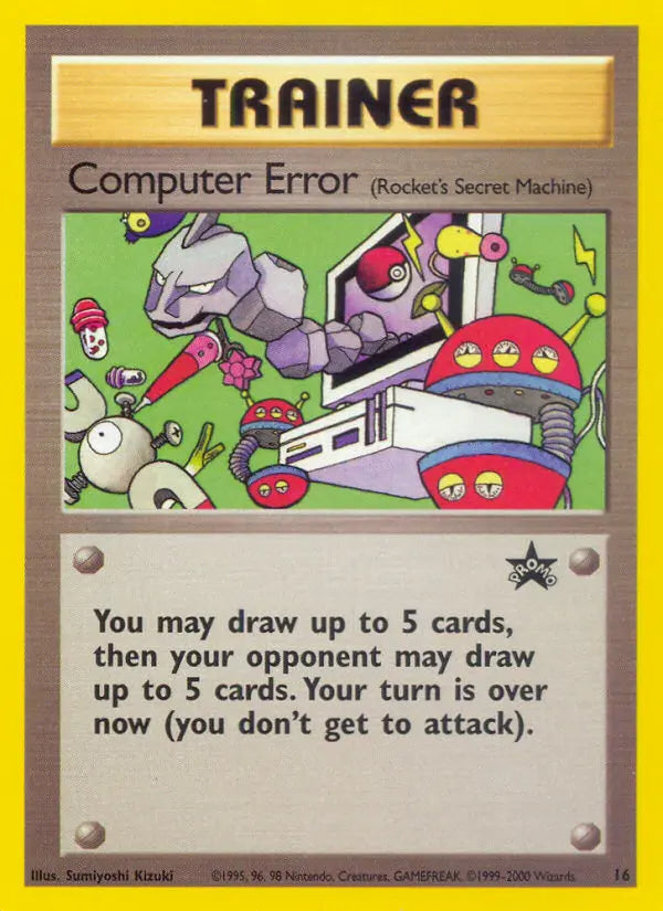 Computer Error 16 Wizards Black Star Promos Pokesingles