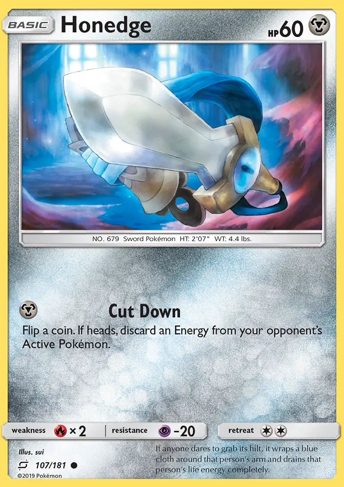 Honedge 107 Team Up Pokesingles