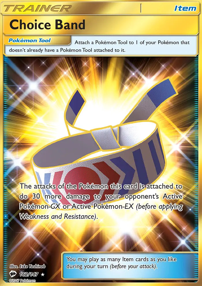 Choice Band 162 Burning Shadows Pokesingles