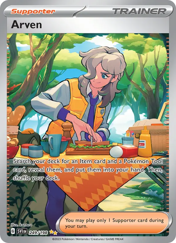 Arven 249 Scarlet & Violet Pokesingles