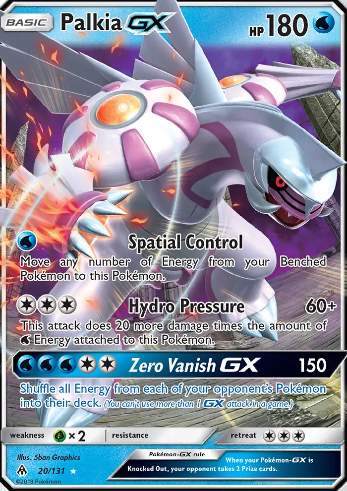 Palkia GX 20 Forbidden Light Pokesingles