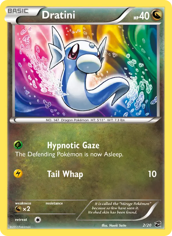 Dratini 2 Dragon Vault Pokesingles