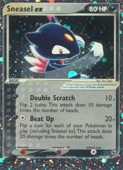 Sneasel ex 103 Ruby & Sapphire Pokesingles