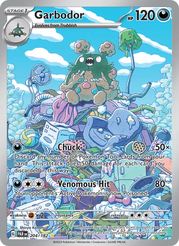Garbodor 204 Paradox Rift Pokesingles
