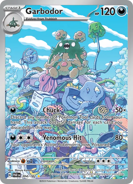Garbodor 204 Paradox Rift Pokesingles