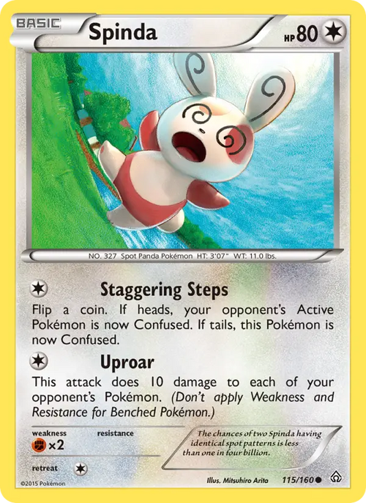Spinda 115 Primal Clash Pokesingles