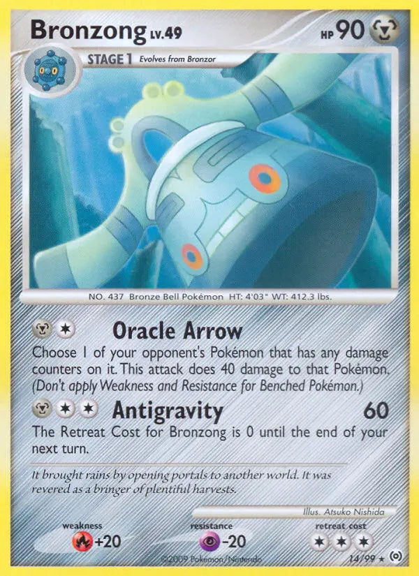 Bronzong 14 Arceus Pokesingles