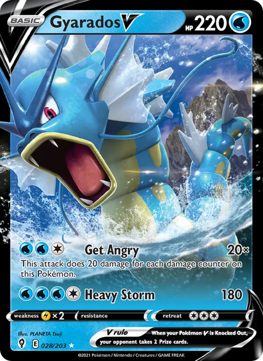 Gyarados V 28 Evolving Skies Pokesingles
