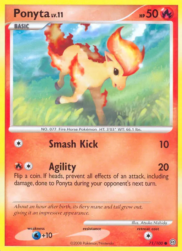 Ponyta 71 Stormfront Pokesingles