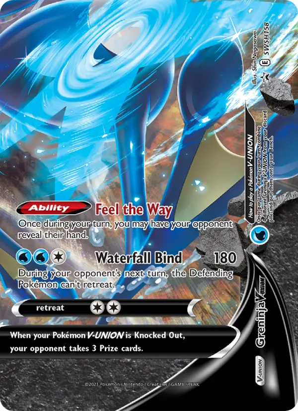 Greninja V-UNION SWSH158 SWSH Black Star Promos Pokesingles