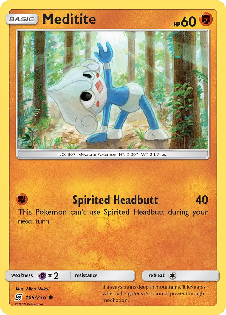 Meditite 109 Unified Minds Pokesingles