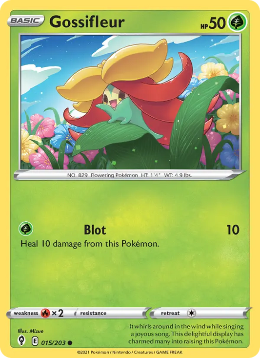 Gossifleur 15 Evolving Skies Pokesingles