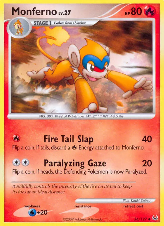 Monferno 56 Platinum Pokesingles