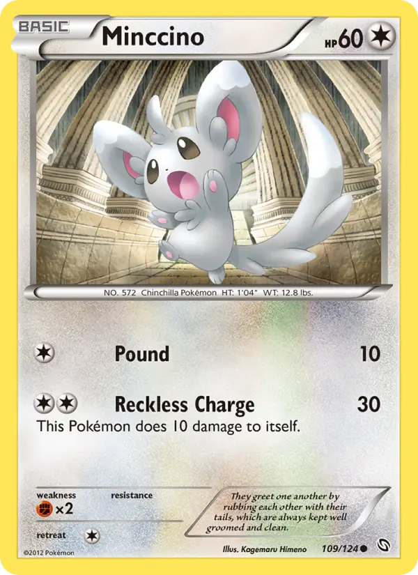 Minccino 109 Dragons Exalted Pokesingles