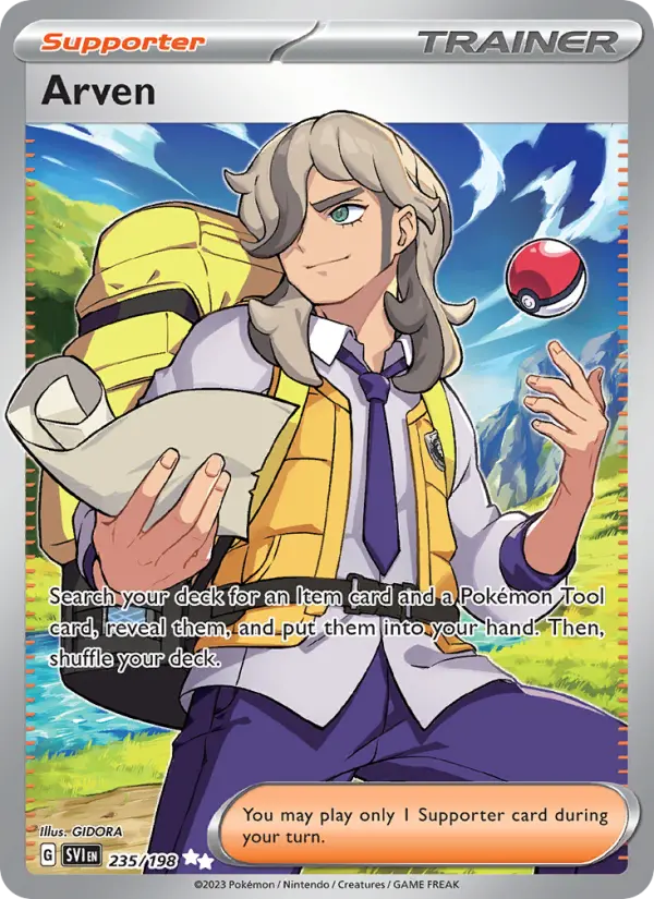 Arven 235 Scarlet & Violet Pokesingles