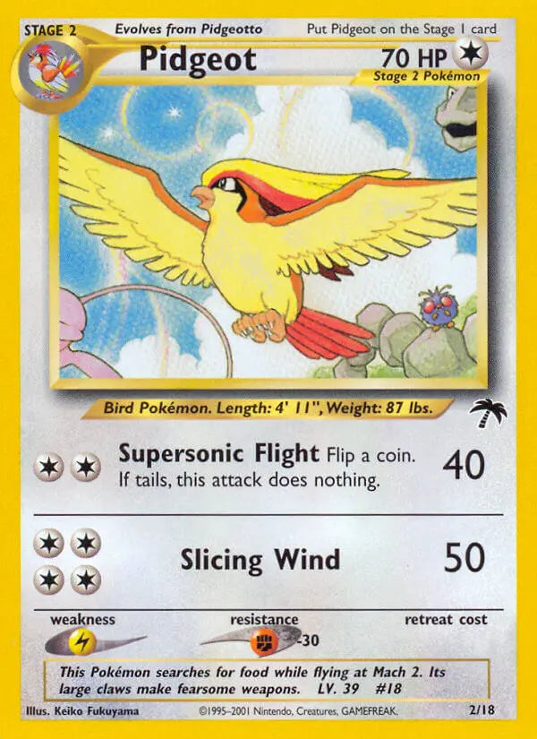 Pidgeot 2 Southern Islands Pokesingles