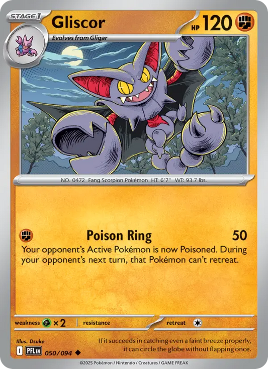 Gliscor 50 Phantasmal Flames Pokesingles