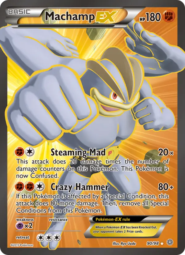 Machamp EX 90 Ancient Origins Pokesingles