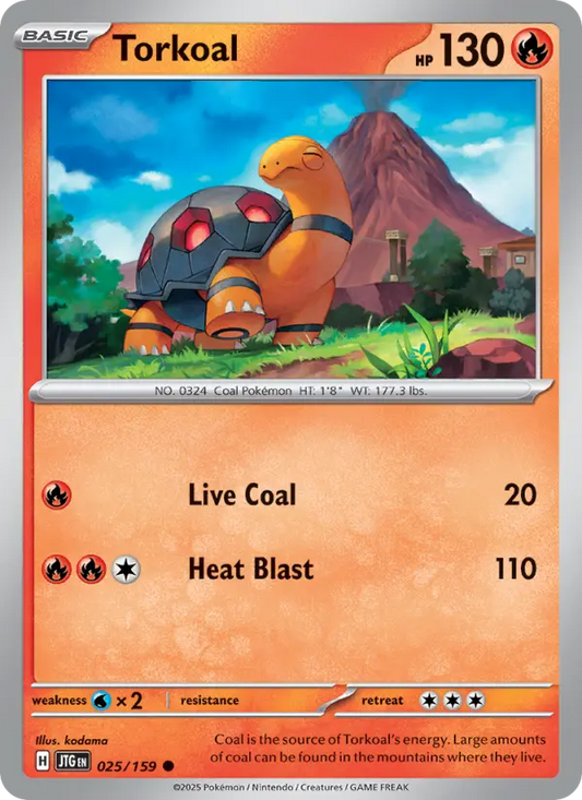 Torkoal 25 Journey Together Pokesingles