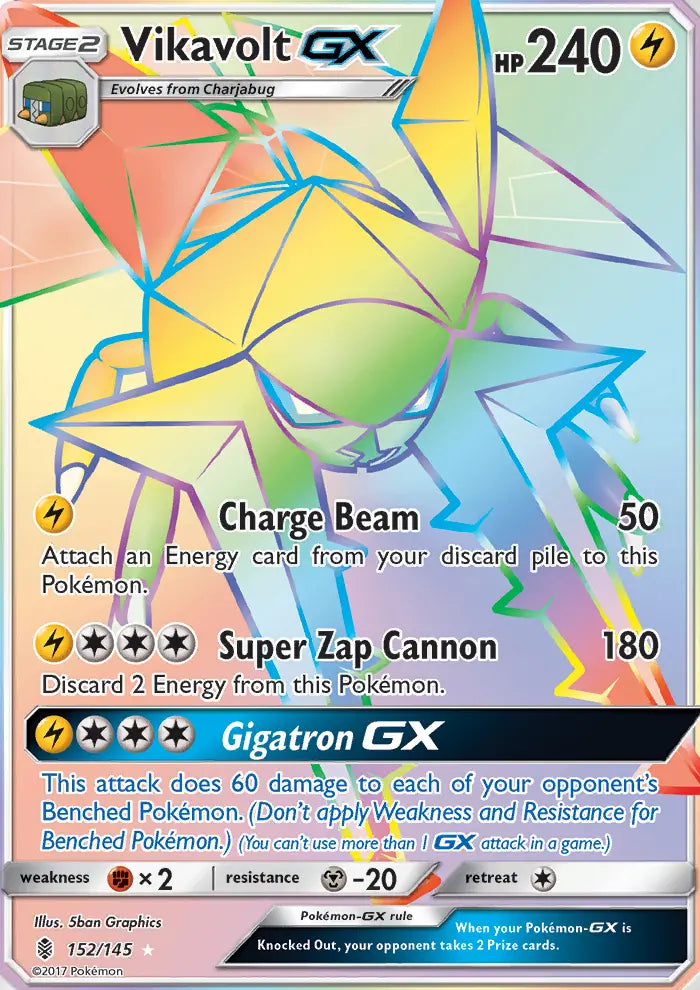 Vikavolt GX 152 Guardians Rising Pokesingles