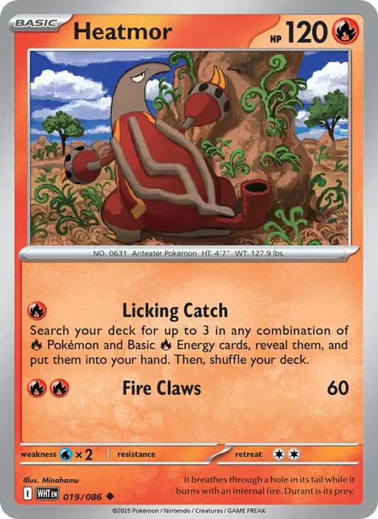 Heatmor 19 White Flare Pokesingles