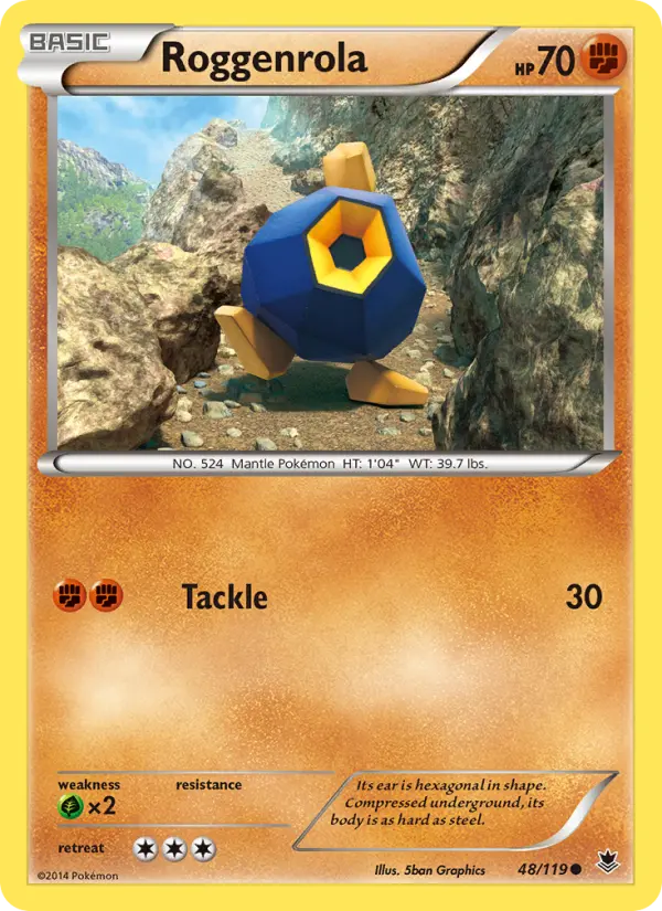 Roggenrola 48 Phantom Forces Pokesingles