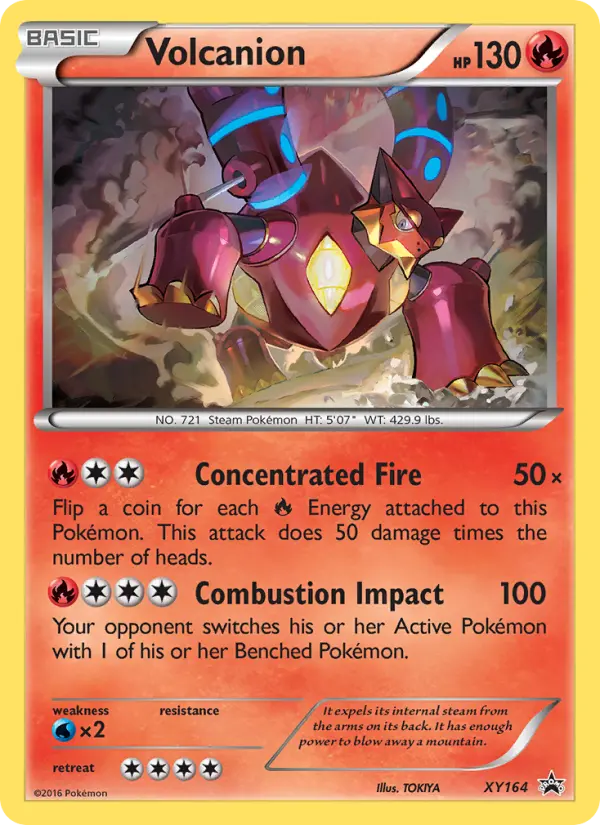 Volcanion XY164 XY Black Star Promos Pokesingles