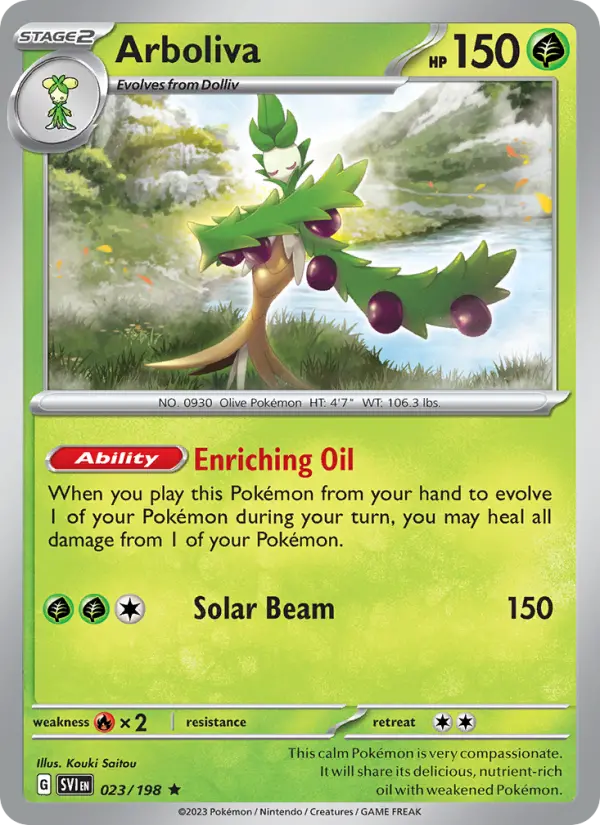 Arboliva 23 Scarlet & Violet Pokesingles