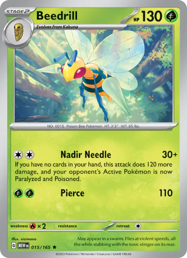 Beedrill 15 151 Pokesingles
