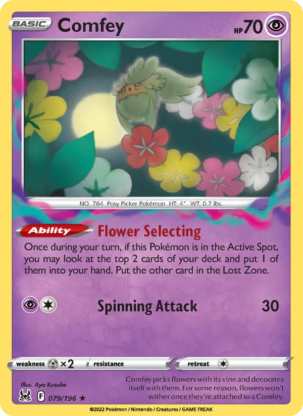 Comfey 79 Lost Origin Pokesingles
