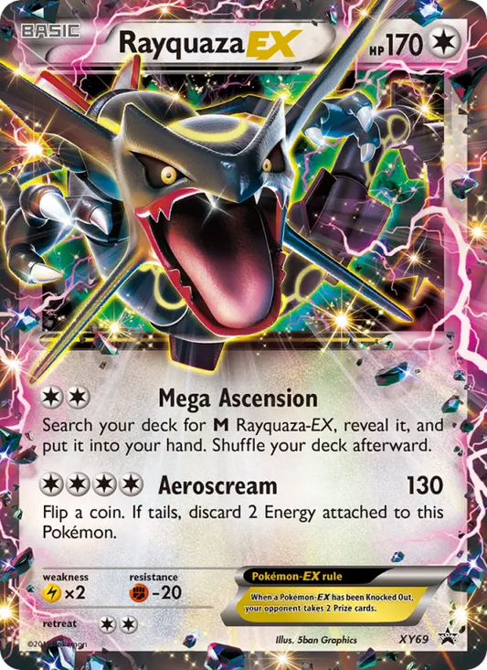 Rayquaza EX XY69 XY Black Star Promos Pokesingles
