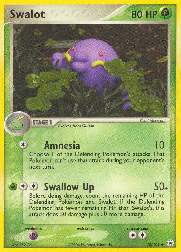 Swalot 50 Hidden Legends Pokesingles