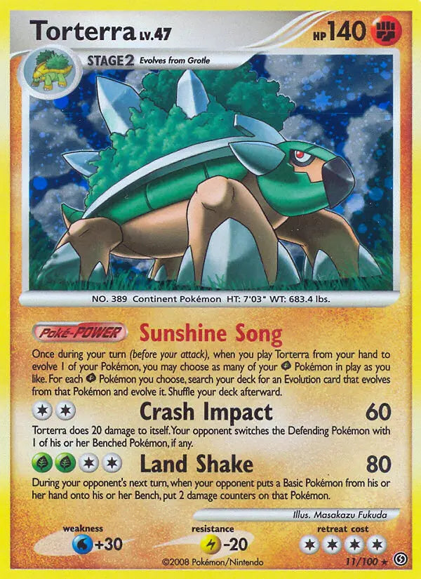 Torterra 11 Stormfront Pokesingles