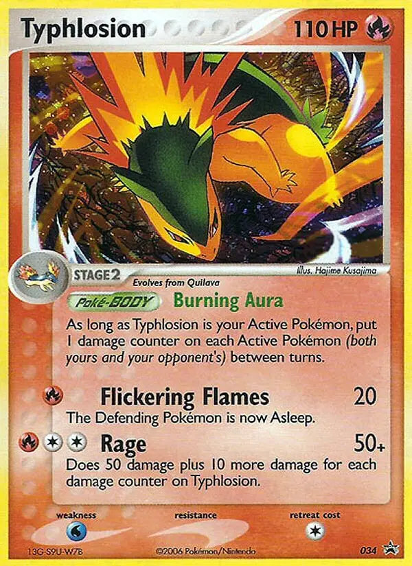 Typhlosion 34 Nintendo Black Star Promos Pokesingles
