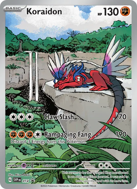 Koraidon 14 SVP Black Star Promos Pokesingles