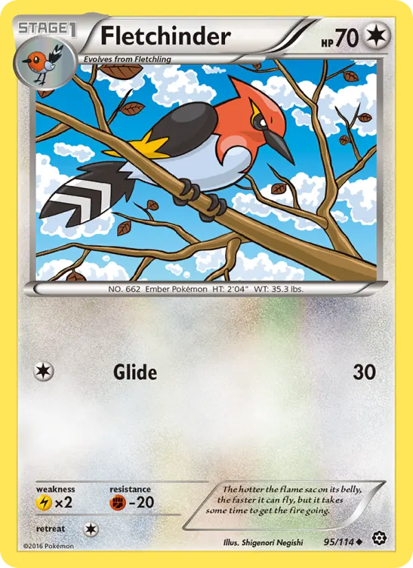 Fletchinder 95 Steam Siege Pokesingles
