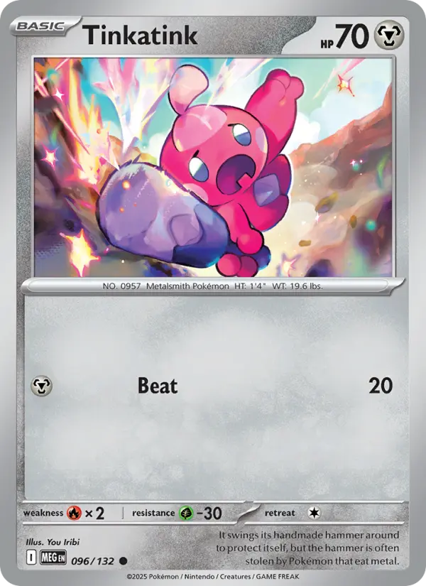 Tinkatink 96 Mega Evolution Pokesingles