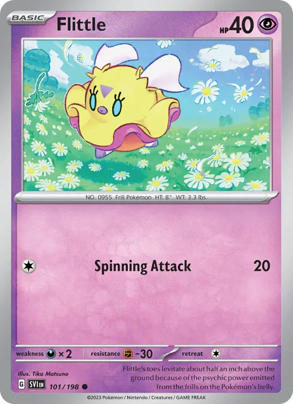 Flittle 101 Scarlet & Violet Pokesingles