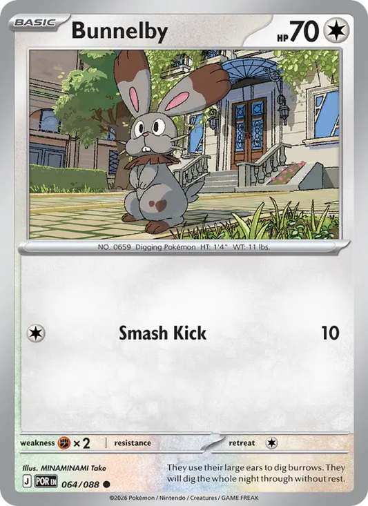 Bunnelby 64 Perfect Order Pokesingles