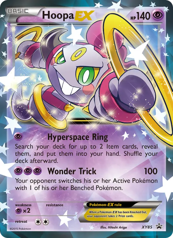Hoopa EX XY85 XY Black Star Promos Pokesingles