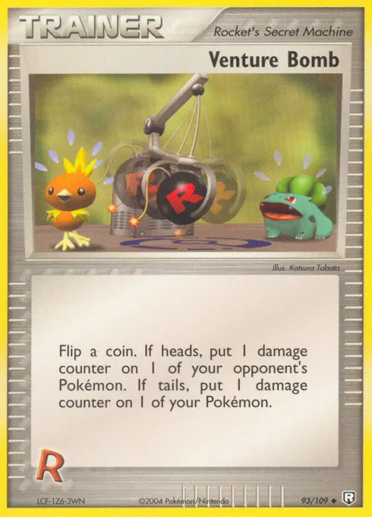 Venture Bomb 93 Team Rocket Returns Pokesingles
