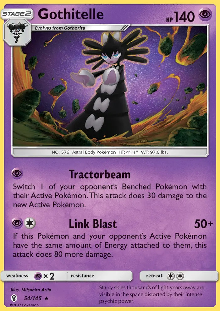 Gothitelle 54 Guardians Rising Pokesingles
