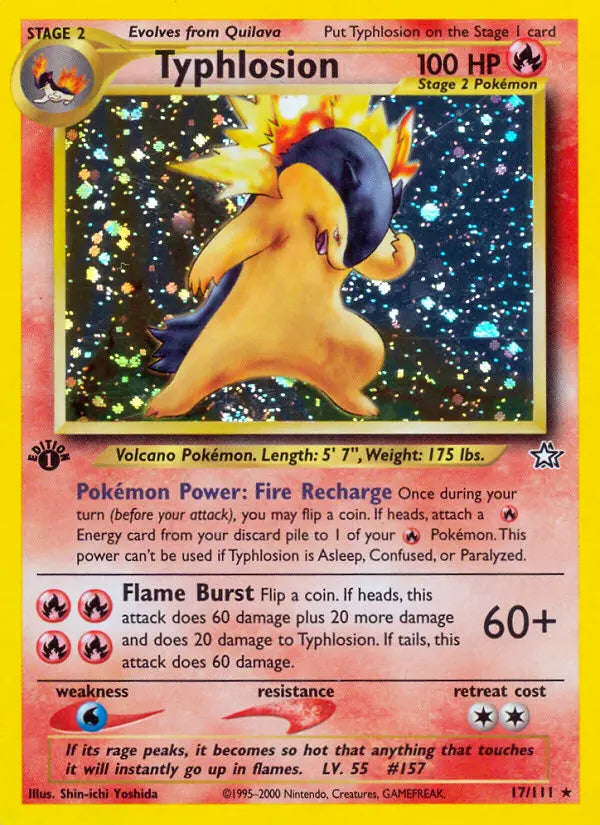 Typhlosion 17 Neo Genesis Pokesingles