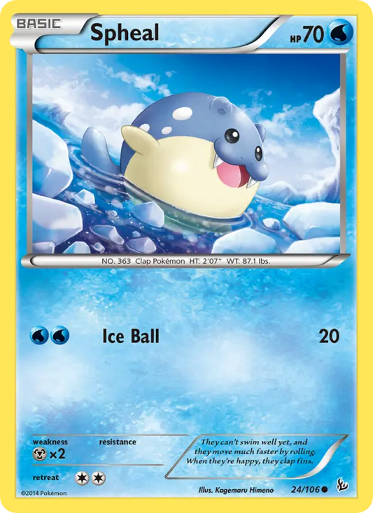 Spheal 24 Flashfire Pokesingles