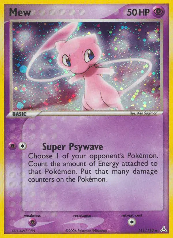 Mew 111 Holon Phantoms Pokesingles