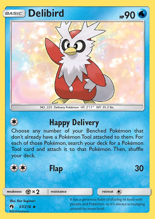 Delibird 57 Lost Thunder Pokesingles