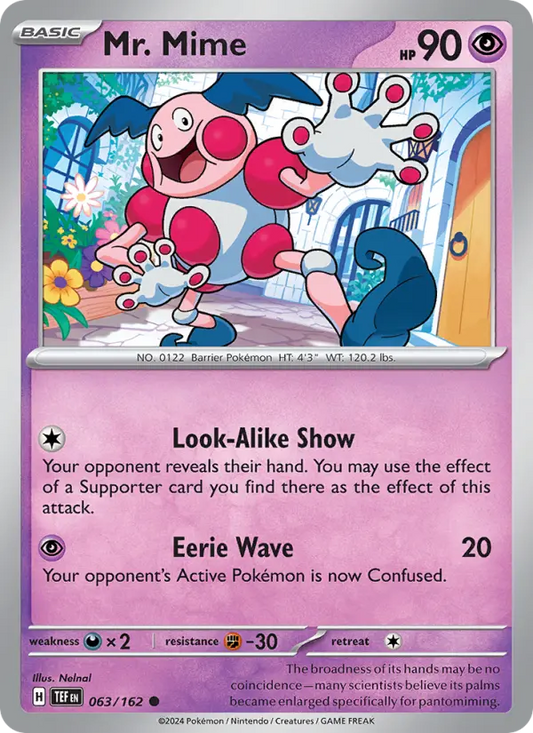 Mr. Mime 63 Temporal Forces Pokesingles